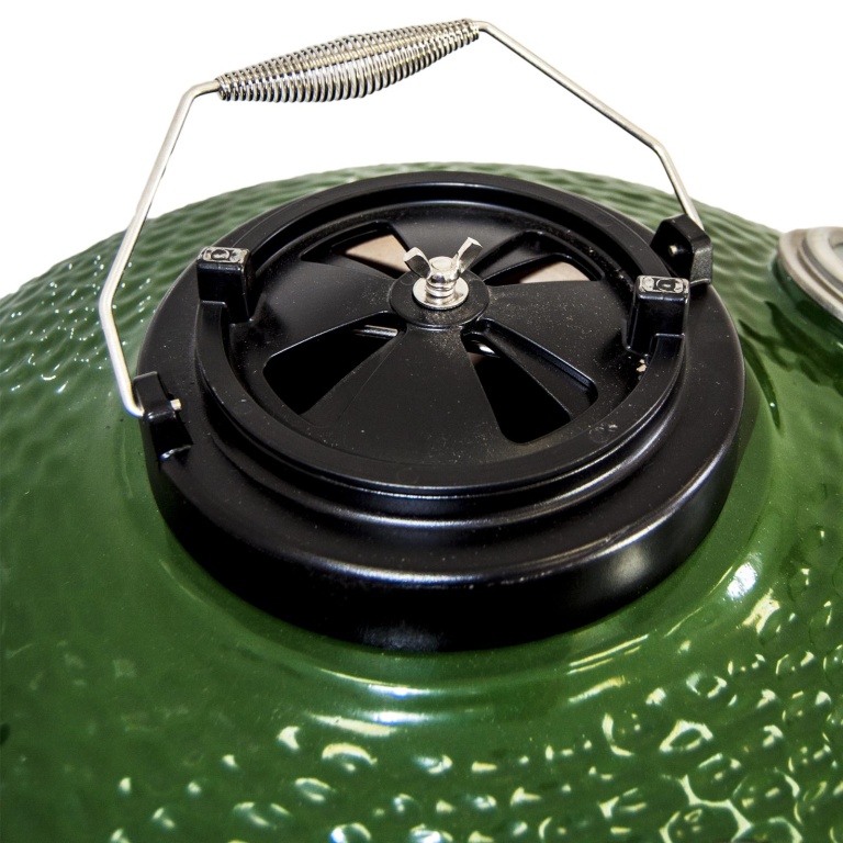 Керамический гриль Start grill, зелёный, 22" с окошком (57 см) (Фото №6)