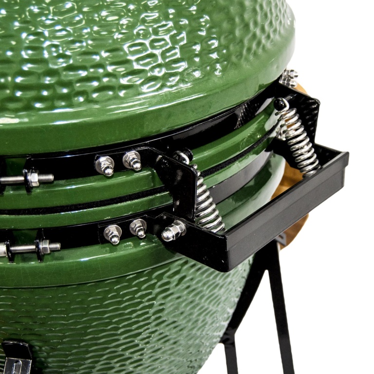 Керамический гриль Start grill, зелёный, 22" с окошком (57 см) (Фото №9)